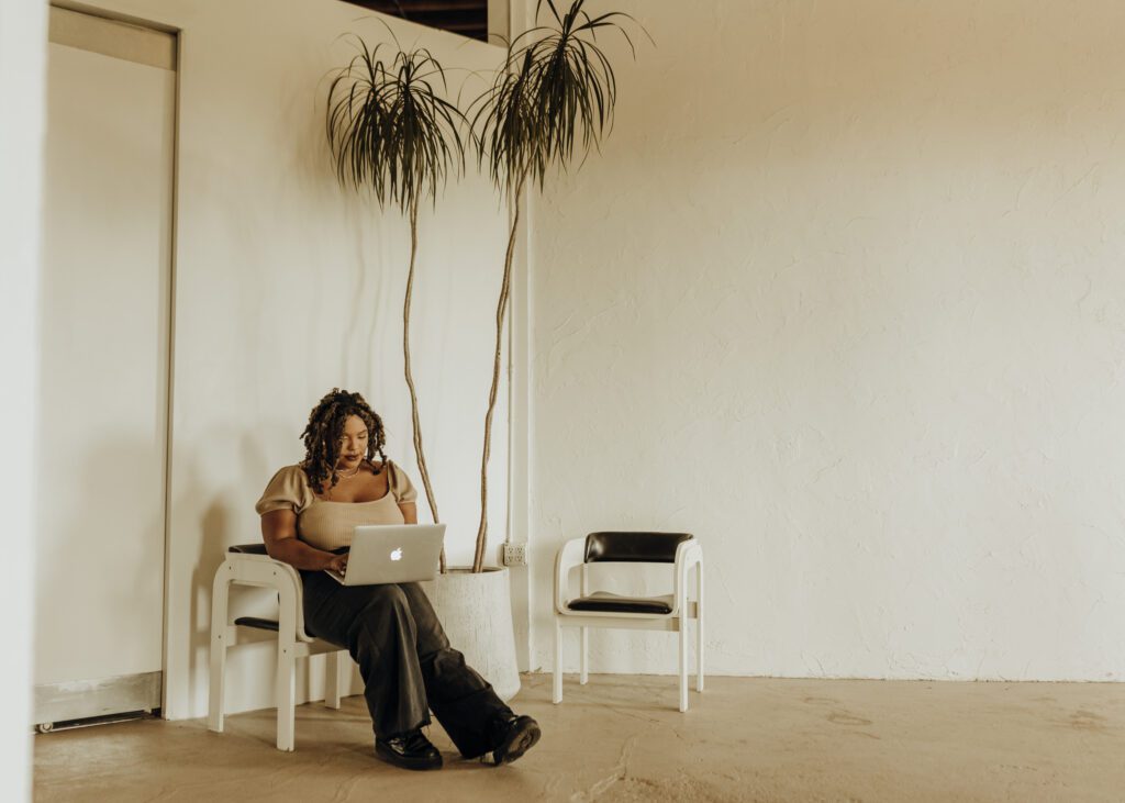 Hudson Valley website designer working on high-end website design for creative businesses