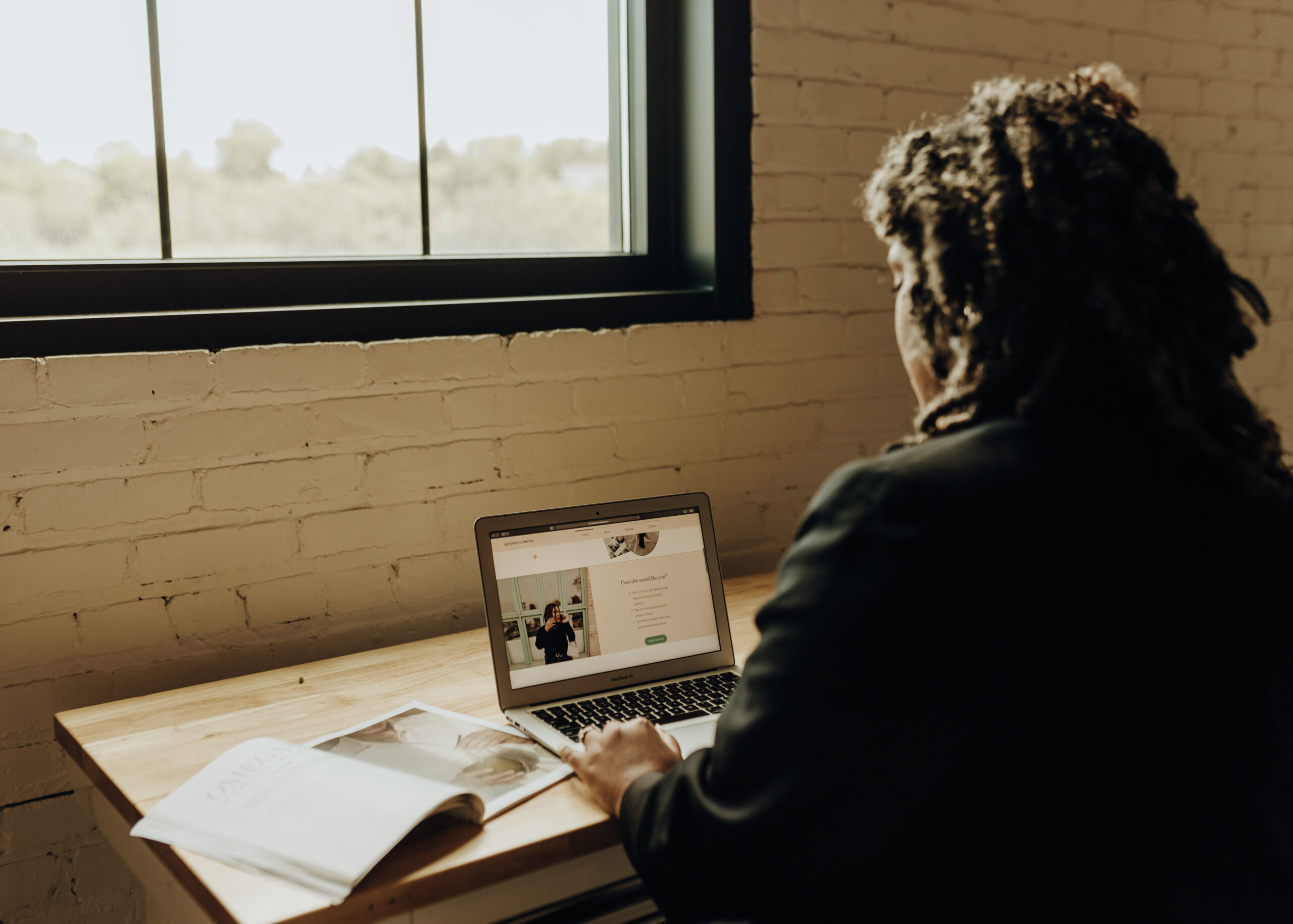 Behind-the-scenes look at the website design process at LR Design Company for Hudson Valley businesses